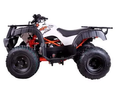 Квадроцикл подростковый KAYO (Кайо) AU150 (белый пластик 2022 г.) (машинокомплект)