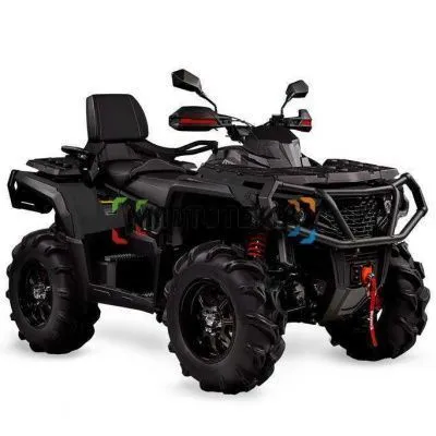 Квадроцикл AODES (Аодес) Pathcross ATV650L PRO EPS LCD двухместный черный с ПСМ