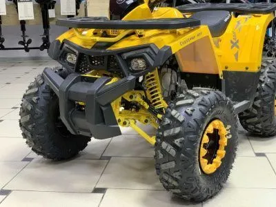 Квадроцикл детский MotoLand (Мотолэнд) VOX125 WILD X желтый (машинокомплект)