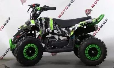 Квадроцикл детский Мотомир SPRINT TREK 2 50 зелёный (машинокомплект)