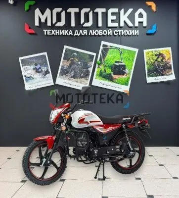 Мопед MotoLand (Мотолэнд) Альфа RS 11 (LM48-B) красный (А)