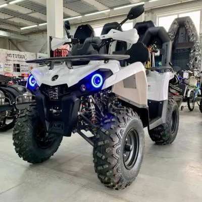 Квадроцикл GLADIATOR (Гладиатор) F200 белый (машинокомплект)