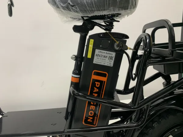 Электровелосипед GreenCamel (ГринКэмел) Pangeon Monster PRO MAX (амортизаторы, гидравлика) чёрный | Мототека