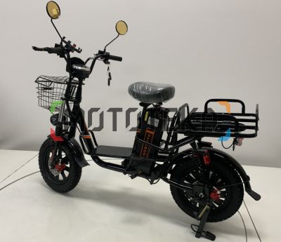 Электровелосипед GreenCamel (ГринКэмел) Pangeon Monster PRO MAX (амортизаторы, гидравлика) чёрный