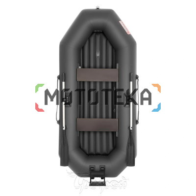 Лодка ПВХ Тонар Шкипер А280НТ НДНД, навесной транец серый