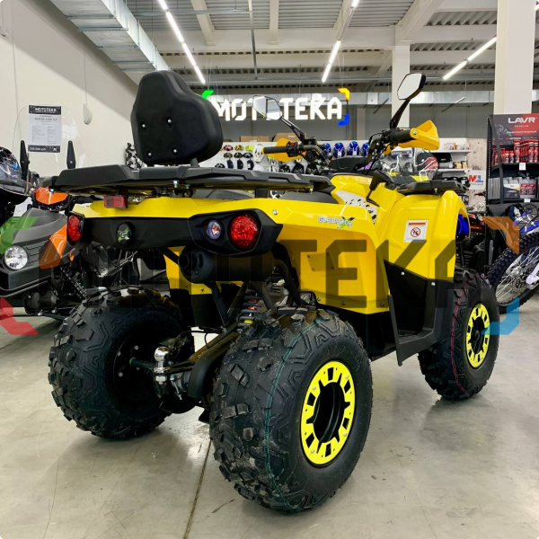 Квадроцикл GLADIATOR (Гладиатор) F200 LUX жёлтый (машинокомплект) | Мототека Квадроцикл GLADIATOR (Гладиатор) F200 LUX жёлтый (машинокомплект) | Мототека