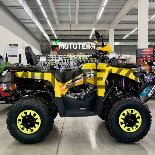 Квадроцикл GLADIATOR (Гладиатор) F200 LUX жёлтый (машинокомплект) | Мототека Квадроцикл GLADIATOR (Гладиатор) F200 LUX жёлтый (машинокомплект) | Мототека