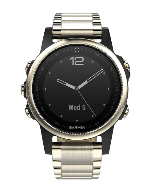 Часы Garmin (Гармин) FENIX 5S SAPPHIRE золотистые с металлическим браслетом Часы Garmin (Гармин) FENIX 5S SAPPHIRE золотистые с металлическим браслетом